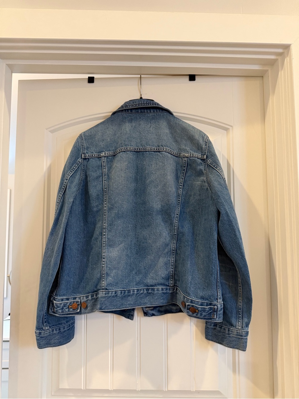 Madewell Washed Light Blue Denim Jean Jacket - Picture 3 of 3
